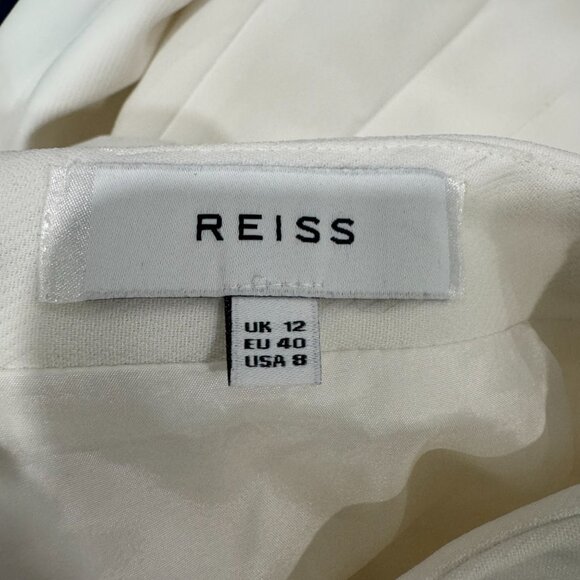 Reiss White Women's Myla Skirt Suit Set (Jacket + Skirt) (Size 6/8) - Picture 9 of 15